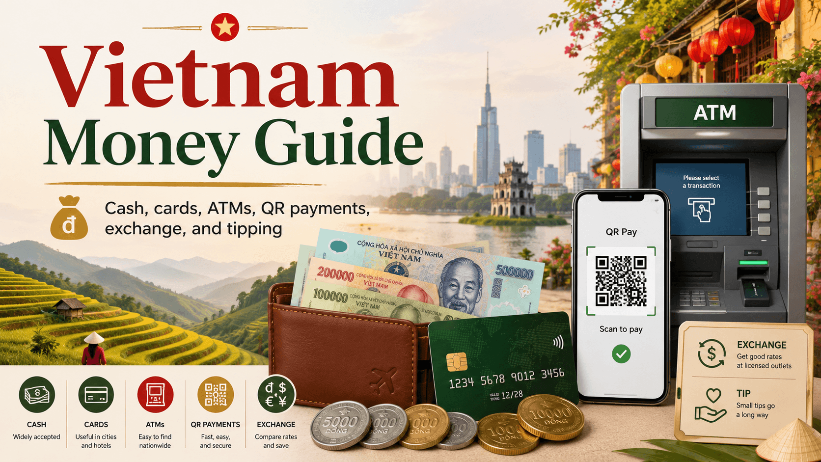 Ho Chi Minh City skyline representing money and payments in Vietnam