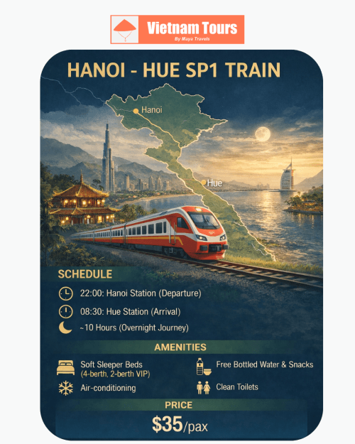 Hanoi to Hue Overnight Train
